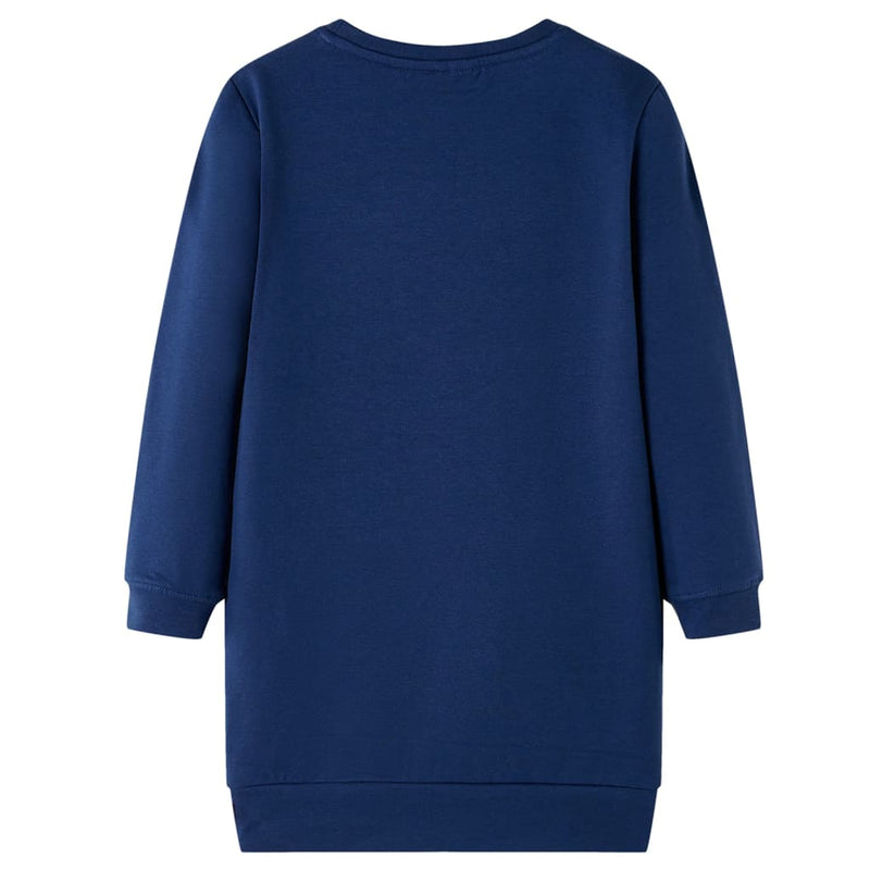 Load image into Gallery viewer, Vidaxl kinderjurk 104 marineblauw
