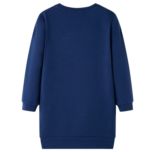 Vidaxl kinderjurk 116 marineblauw