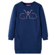 VidaXL Kinderjurk 128 marineblauw
