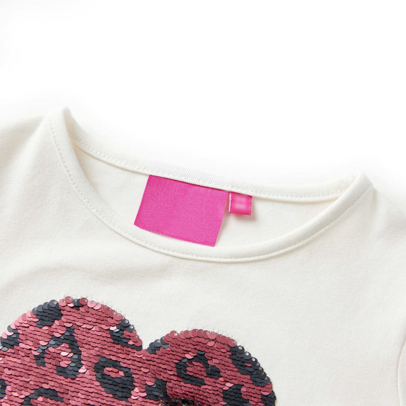 Load image into Gallery viewer, VidaXL Kindershirt met lange mouwen 92 ecru
