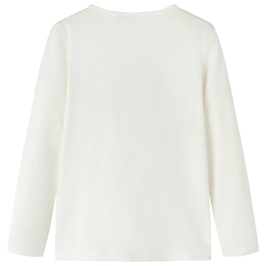Vidaxl kindershirt met lange mouwen 104 ecru