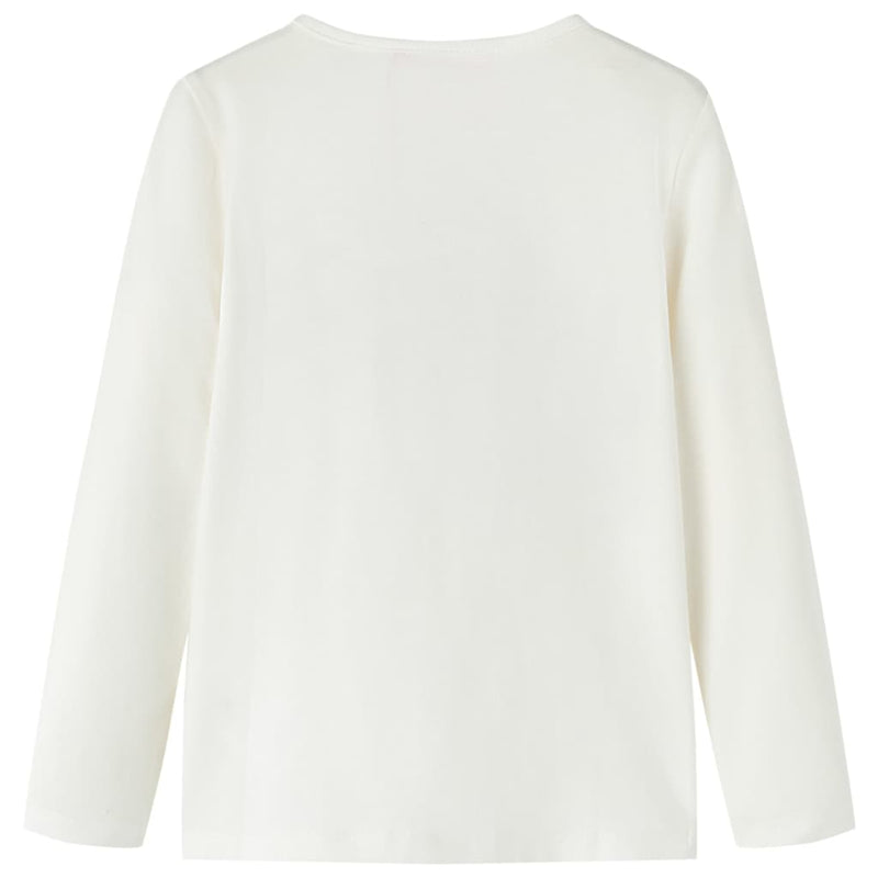 Load image into Gallery viewer, VidaXL Kindershirt met lange mouwen 104 ecru
