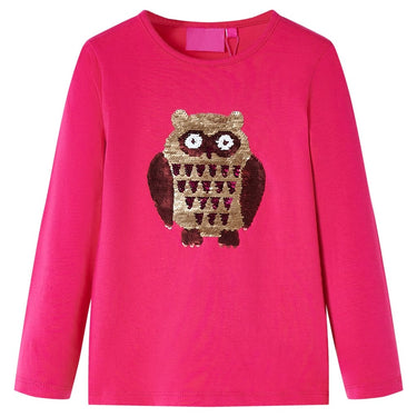 Vidaxl kindershirt met lange mouwen 116 felroze