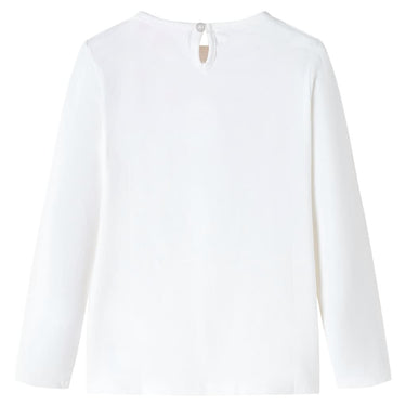 Vidaxl kindershirt met lange mouwen 116 ecru