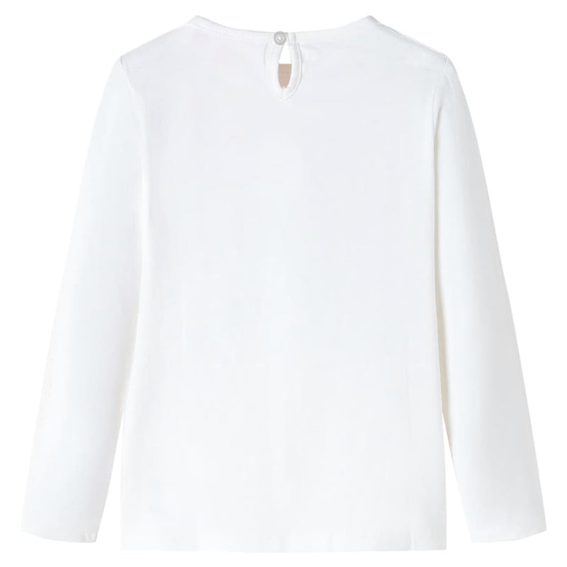 Load image into Gallery viewer, Vidaxl kindershirt met lange mouwen 116 ecru
