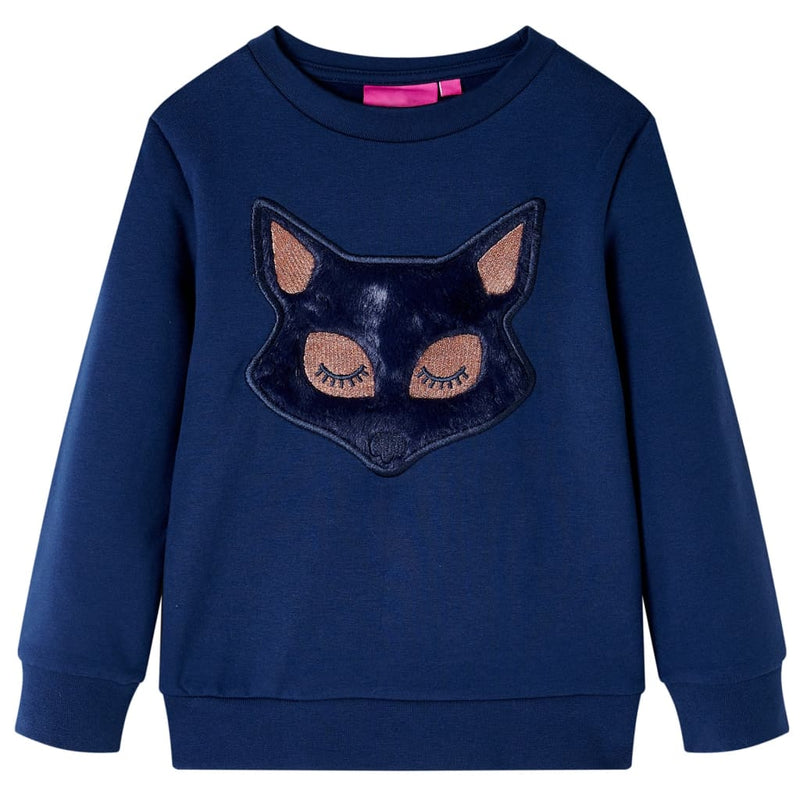 Afbeelding laden in galerijviewer, VidaXL Kindertrui 92 marineblauw
