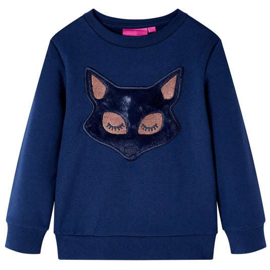 Vidaxl kindertrui 128 marineblauw