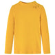 Vidaxl kindershirt met lange mouwen geribd 92 donker okerkleurig
