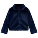 Vidaxl kinderjas 104 kunstvacht marineblauw