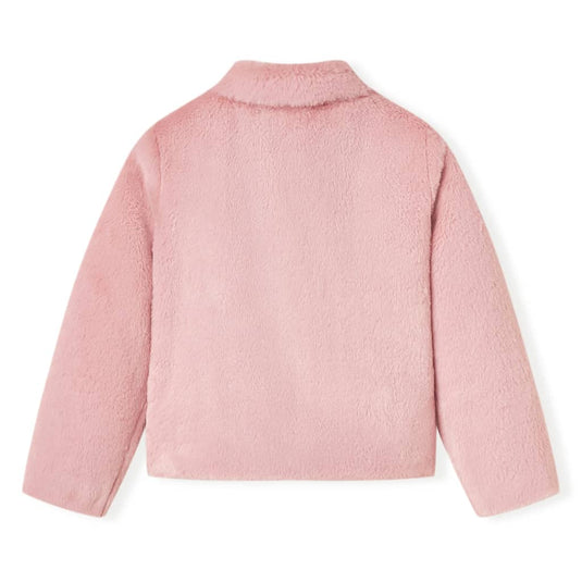 Vidaxl kinderjas 116 kunstvacht roze
