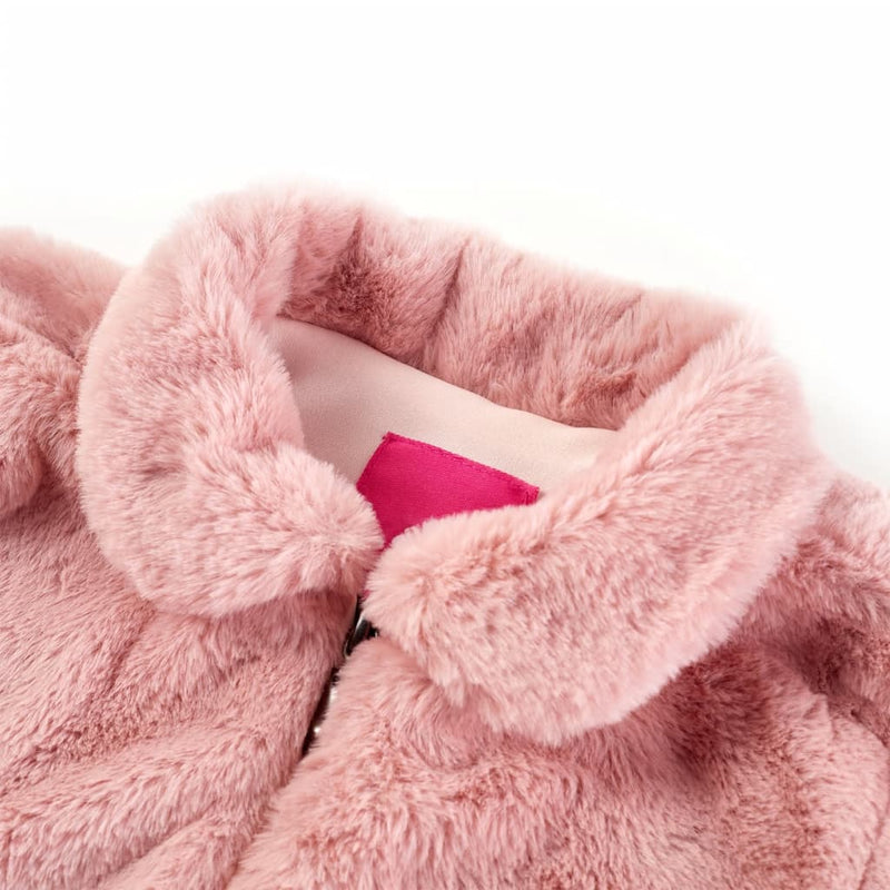 Load image into Gallery viewer, VidaXL Kinderjas 140 kunstvacht roze
