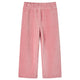 VidaXL Kinderbroek 92 ribfluweel Lichtroze