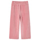 VidaXL Kinderbroek 116 ribfluweel Lichtroze