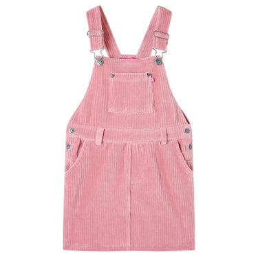 Vidaxl kindertuinjurk 92 ribfluweel lichtroze