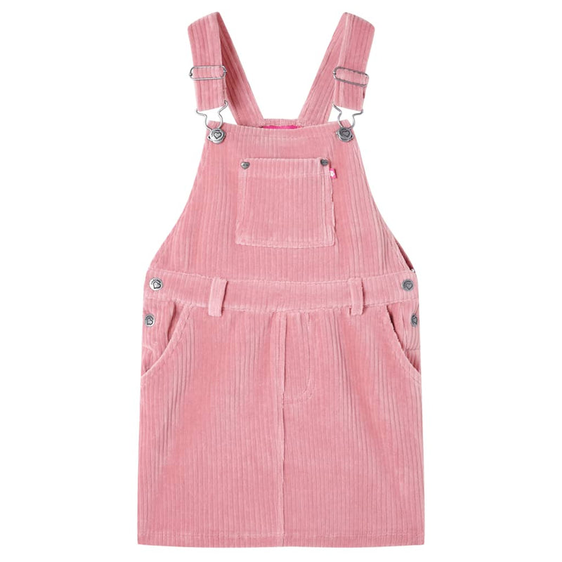 Load image into Gallery viewer, VidaXL Kindertuinjurk 140 ribfluweel lichtroze
