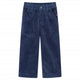 Vidaxl kinderbroek 116 ribfluweel marineblauw