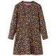 Vidaxl kinderjurk met lange mouwen 128 marineblauw