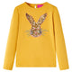 Vidaxl kindershirt met lange mouwen 92 okerkleurig