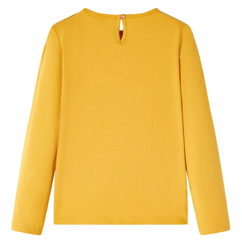 ギャラリービューアに画像をロードする, Vidaxl kindershirt met lange mouwen 92 okerkleurig
