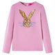 Vidaxl kindershirt met lange mouwen 92 rozebruin