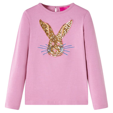 Vidaxl kindershirt met lange mouwen 116 rozebruin