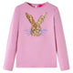 Vidaxl kindershirt met lange mouwen 128 rozebruin