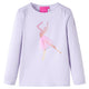 VidaXL Kindershirt met lange mouwen 128 lichtlila