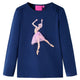 Vidaxl kindershirt met lange mouwen 92 marineblauw