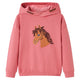 Vidaxl kindertrui met capuchon 116 oudroze