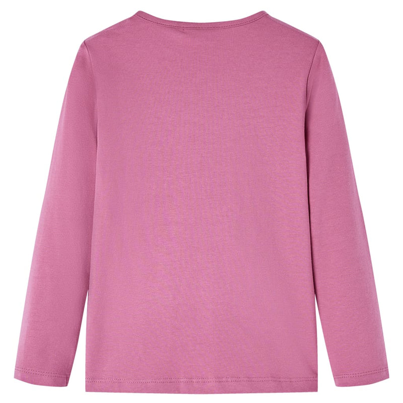 Load image into Gallery viewer, VidaXL Kindershirt met lange mouwen 140 frambozenkleur

