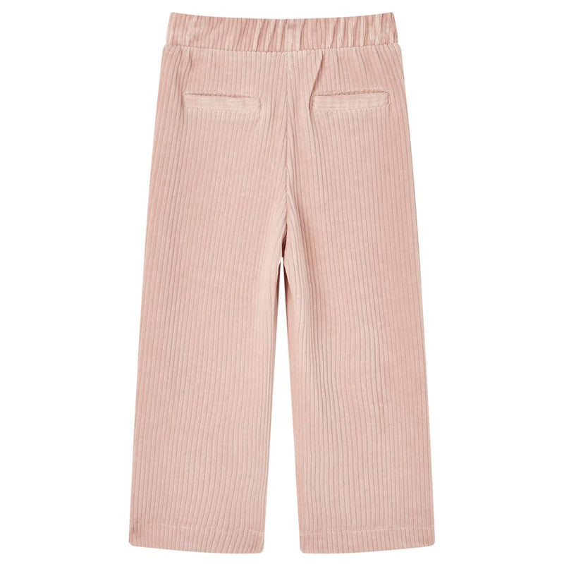 ギャラリービューアに画像をロードする, Vidaxl kinderbroek 104 ribfluweel lichtroze

