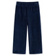 Vidaxl kinderbroek 92 ribfluweel marineblauw