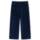 Vidaxl kinderbroek 104 ribfluweel marineblauw
