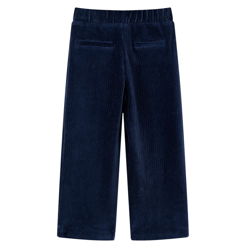 Afbeelding laden in galerijviewer, Vidaxl kinderbroek 104 ribfluweel marineblauw
