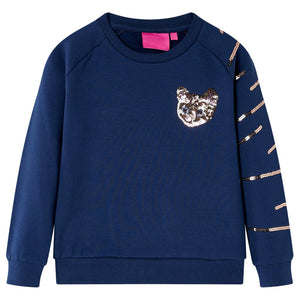 Vidaxl kindertrui 140 marineblauw