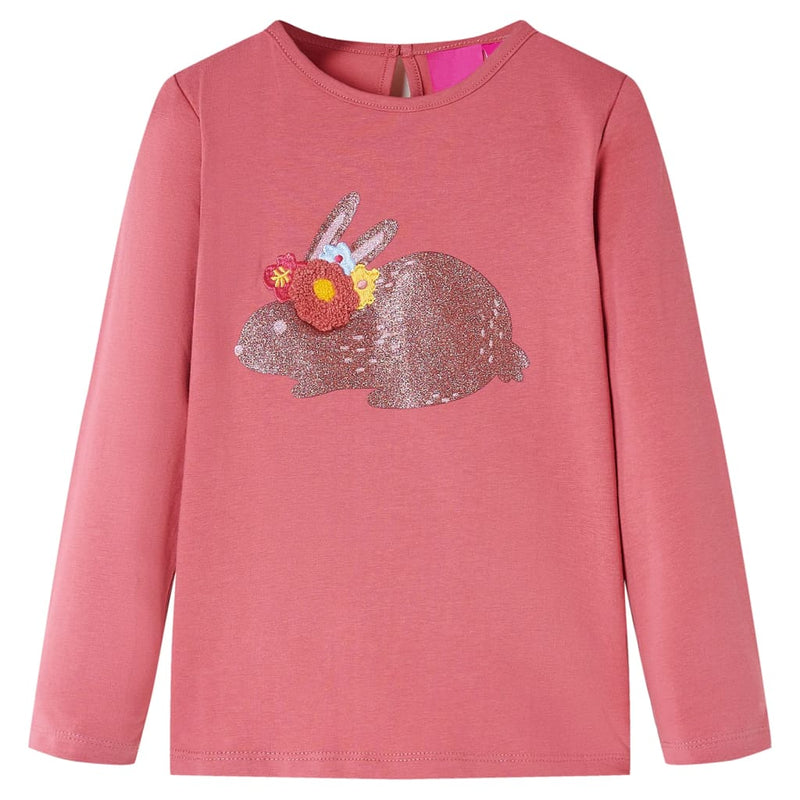 ギャラリービューアに画像をロードする, Vidaxl kindershirt met lange mouwen 116 oudroze
