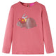 Vidaxl kindershirt met lange mouwen 128 oudroze