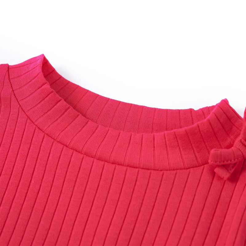 Afbeelding laden in galerijviewer, Vidaxl kindershirt met lange mouwen 92 felroze
