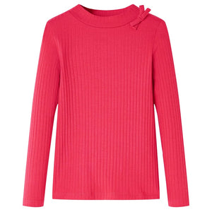Vidaxl kindershirt met lange mouwen 104 felroze