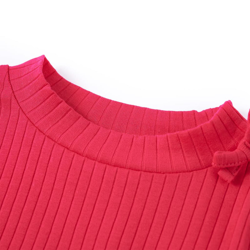 Cargue la imagen en el visor de la galería, Vidaxl kindershirt met lange mouwen 128 felroze
