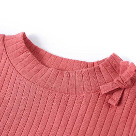 Vidaxl kindershirt met lange mouwen 92 oudroze