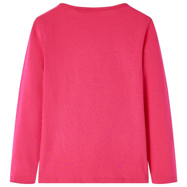 Vidaxl kindershirt met lange mouwen 140 felroze