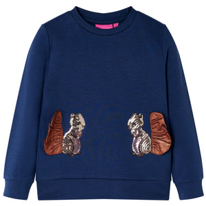 Vidaxl kindertrui 104 marineblauw