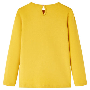 Vidaxl kindershirt met lange mouwen 140 okerkleurig