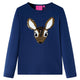 Vidaxl kindershirt met lange mouwen 116 marineblauw