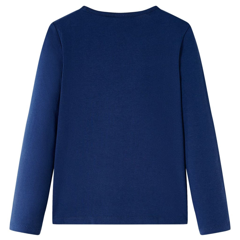 Chargez l'image dans la visionneuse de la galerie, Vidaxl kindershirt met lange mouwen 116 marineblauw
