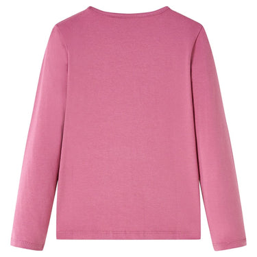 Vidaxl kindershirt met lange mouwen 116 frambozenkleurig