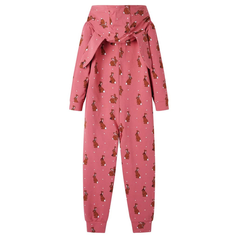 Load image into Gallery viewer, VidaXL Kinderonesie met capuchon 116 oudroze
