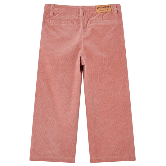 Vidaxl kinderbroek 92 ribfluweel oudroze