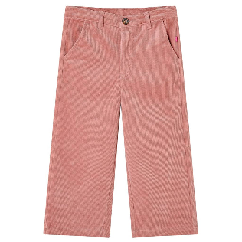 Load image into Gallery viewer, Vidaxl kinderbroek 104 ribfluweel oudroze
